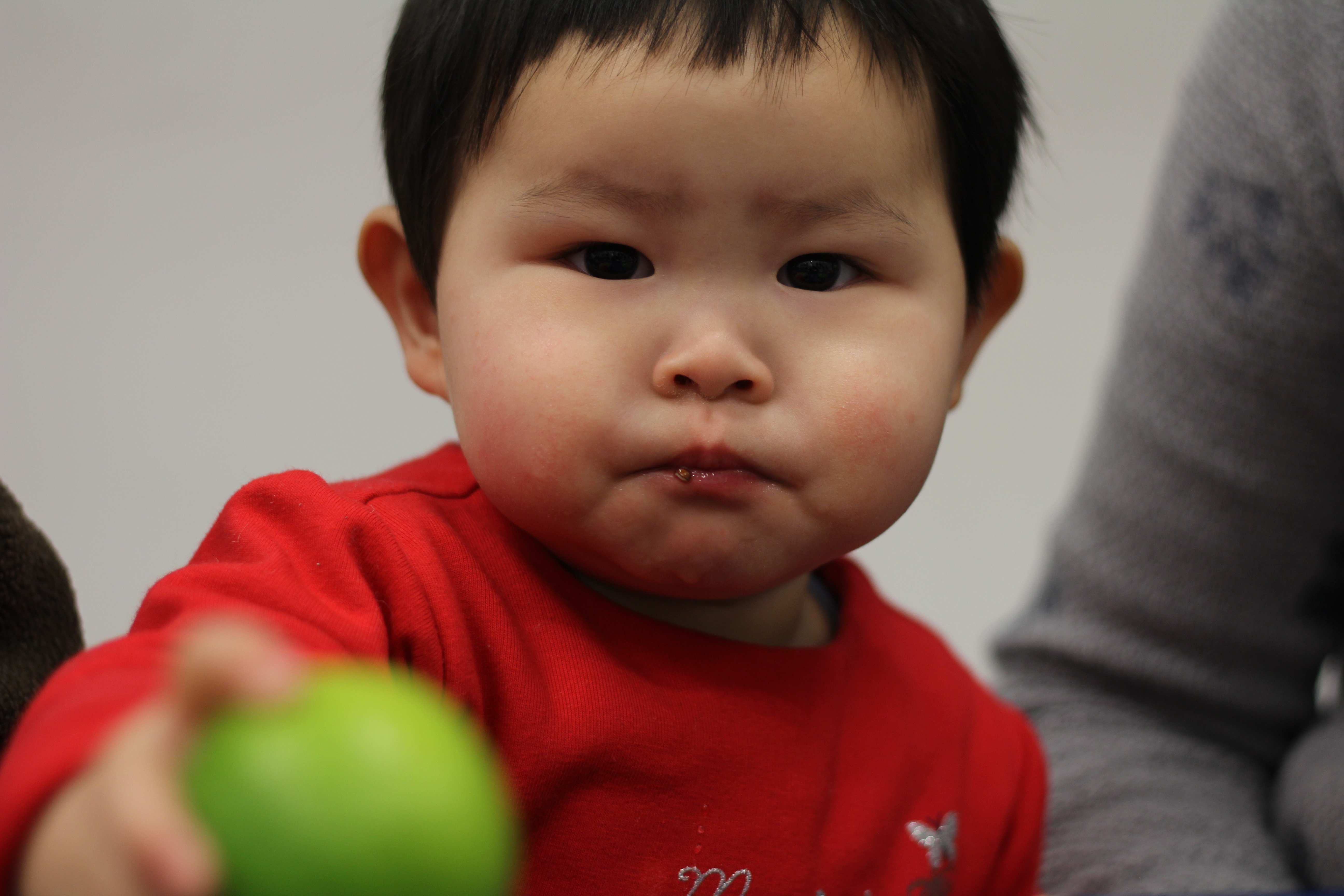 Chloe with Apple