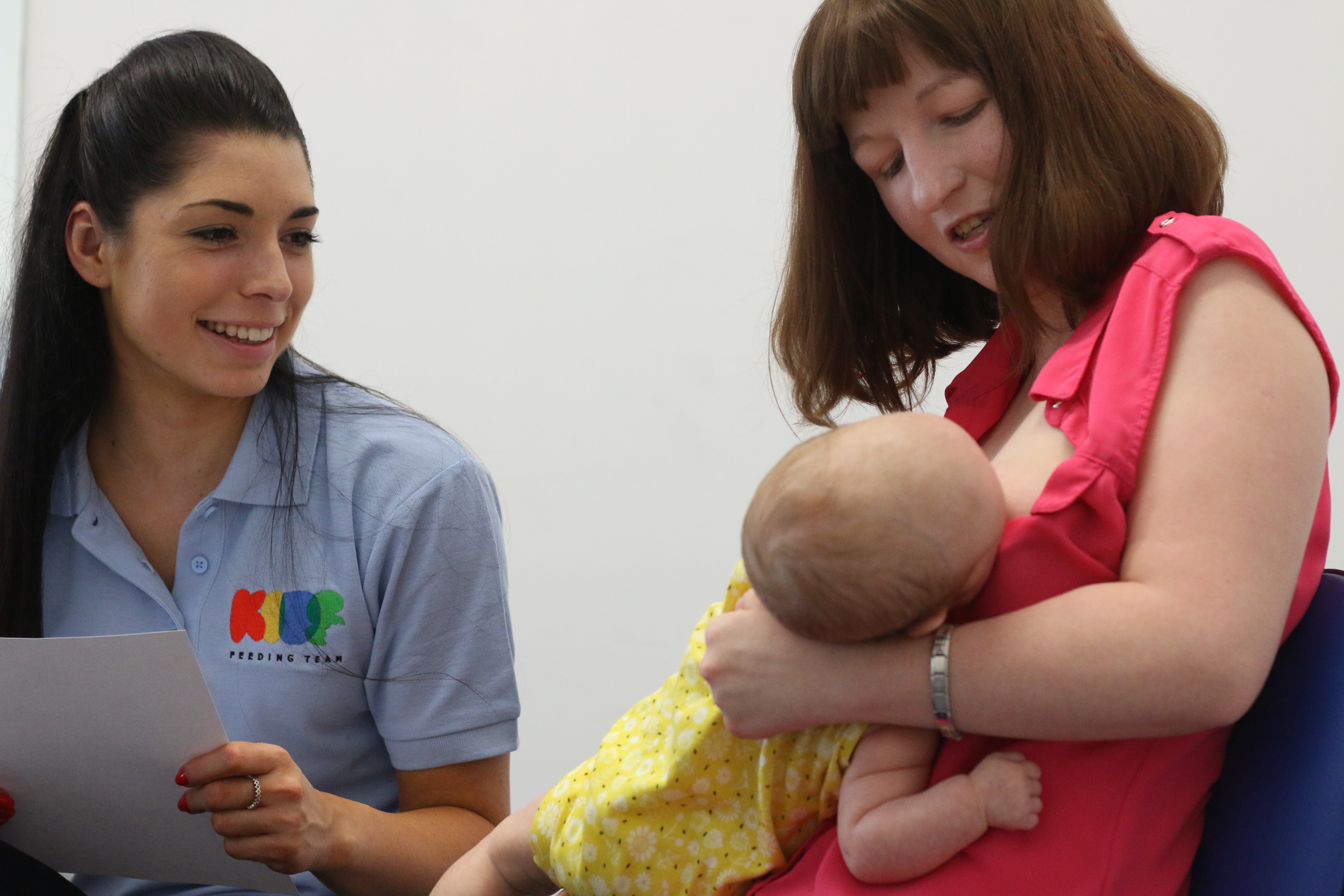 Bonnie-flo with mum breastfeeding