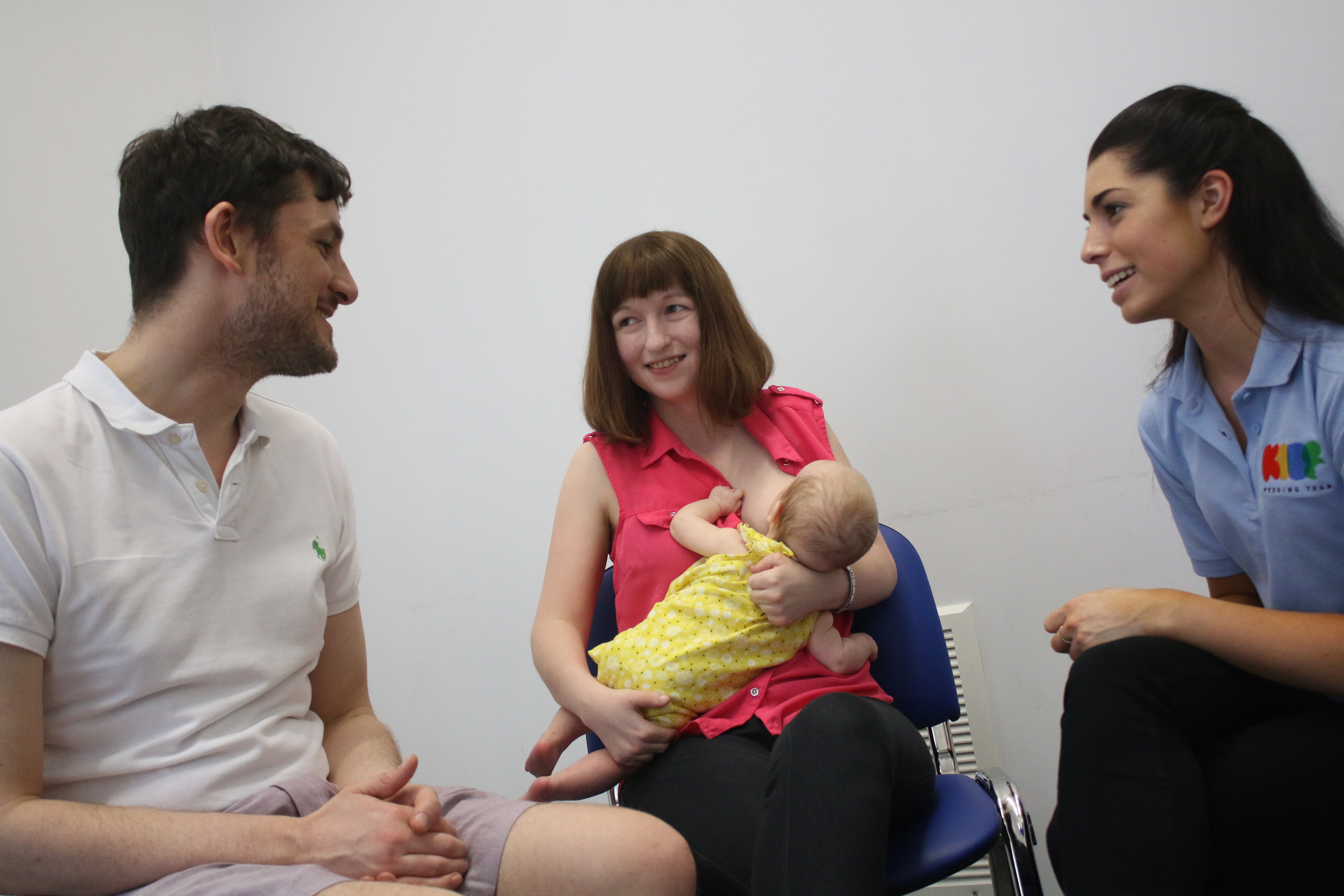 Bonnie-flo with mum breastfeeding